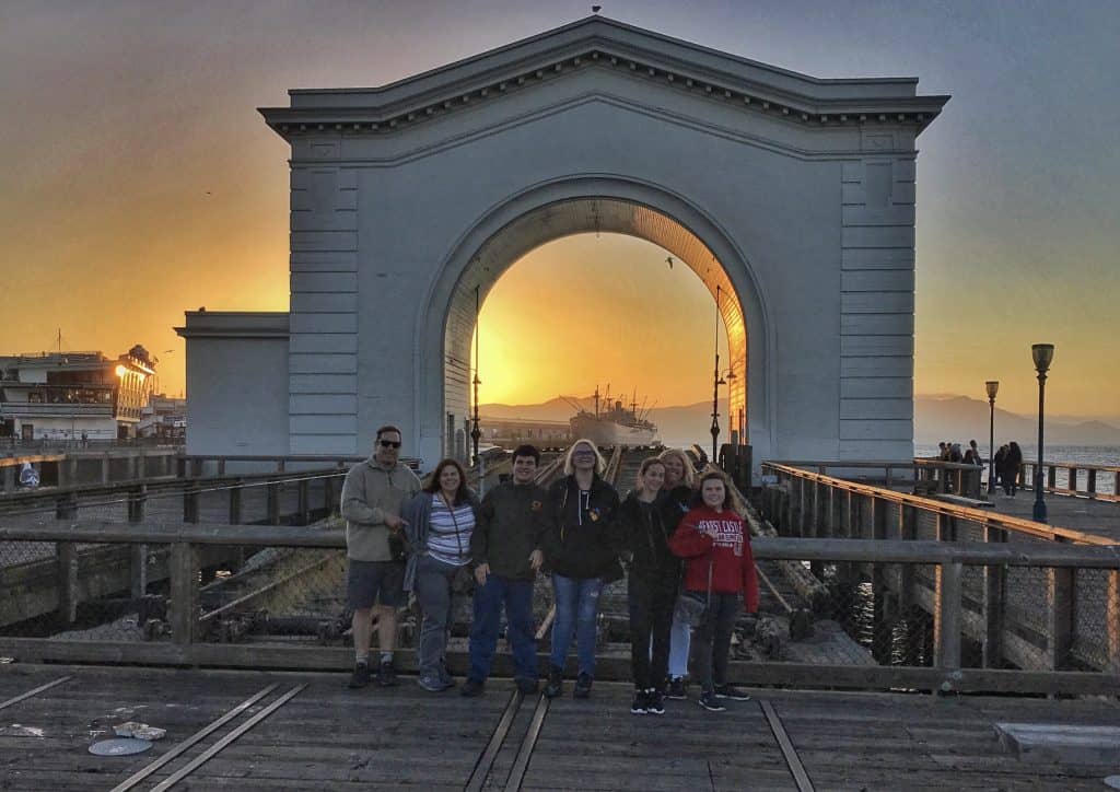 San Francisco Sunset on Fisherman's Wharf