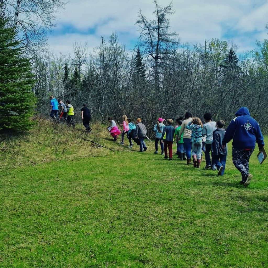 Maine Outdoor School Hike
