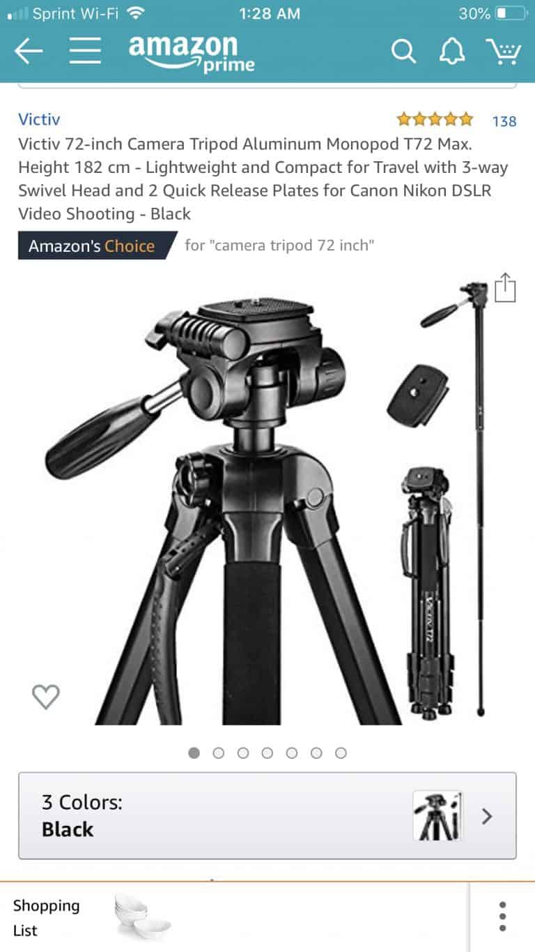 Victiv T72 Amazon listing