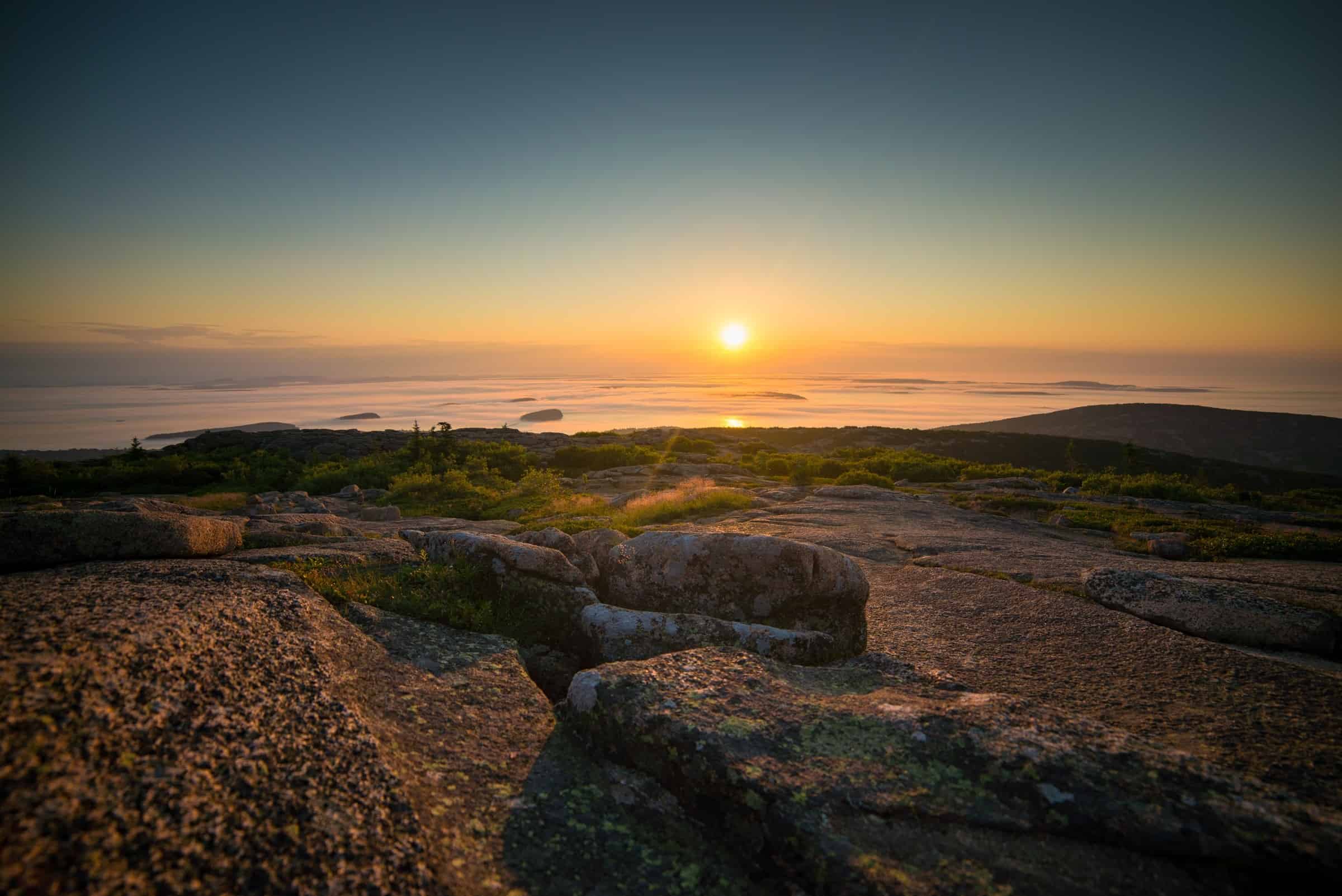 Sunrise at Cadillac Mountain Acadia National Park