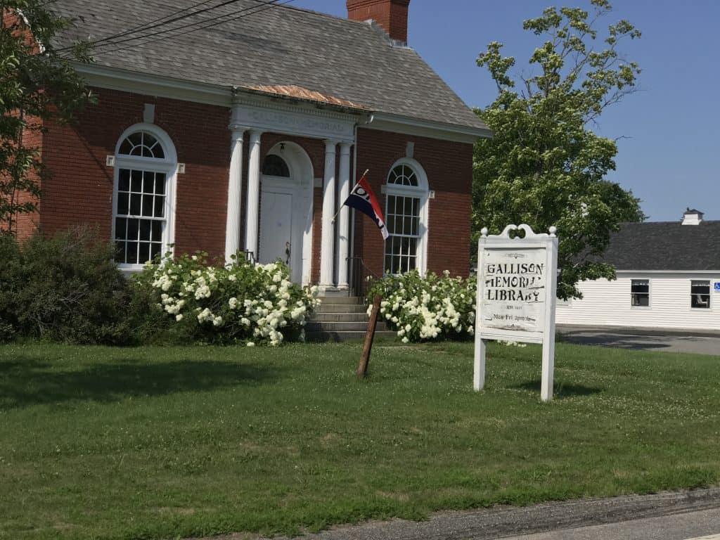 Gallison Library in Harrington, Maine