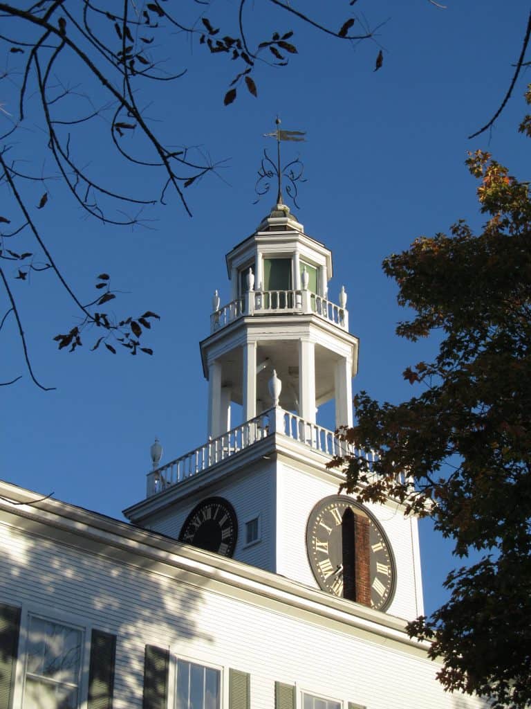 Belfast Maine clock tower