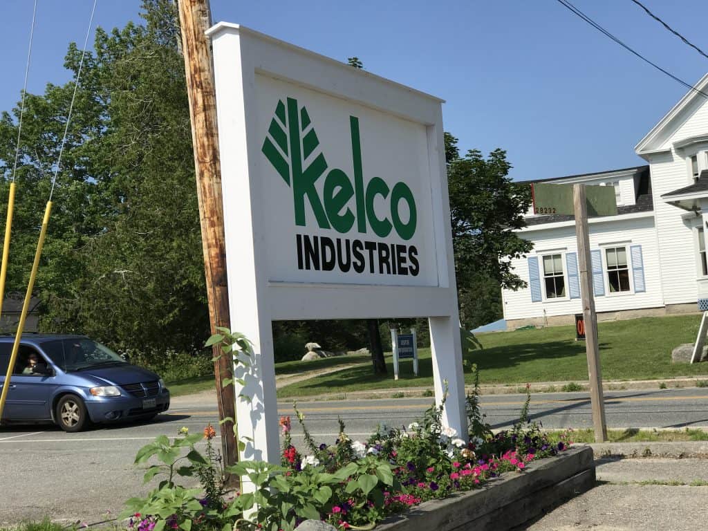 Kelco Industries building in Milbridge, Maine